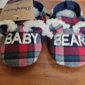 baby bear slippers dearfoams close back slipper